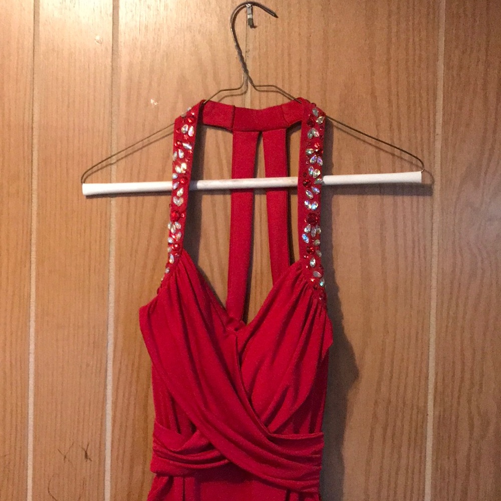 Red Dress with jewels